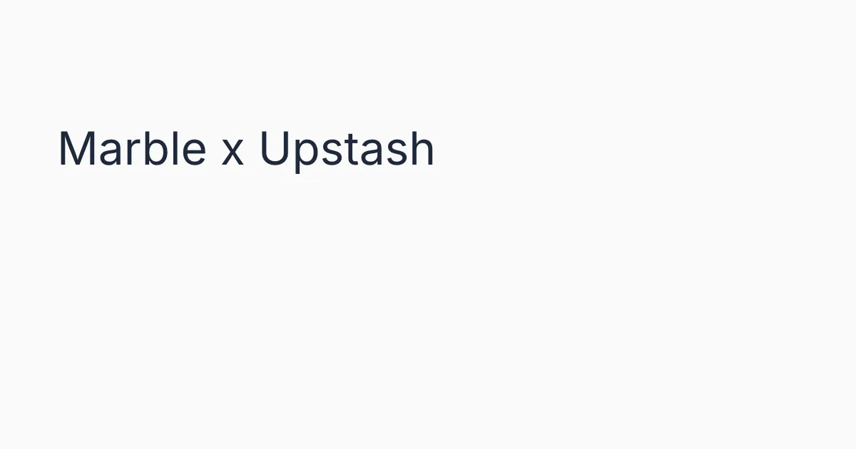 We partnered with Upstash